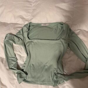 Urban Outfitters Sage Long Sleeve Top